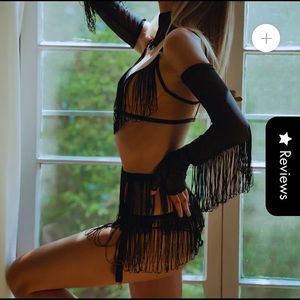 Empress Mimi NWT Zazzy Zelda set, Small bra, Medium panty